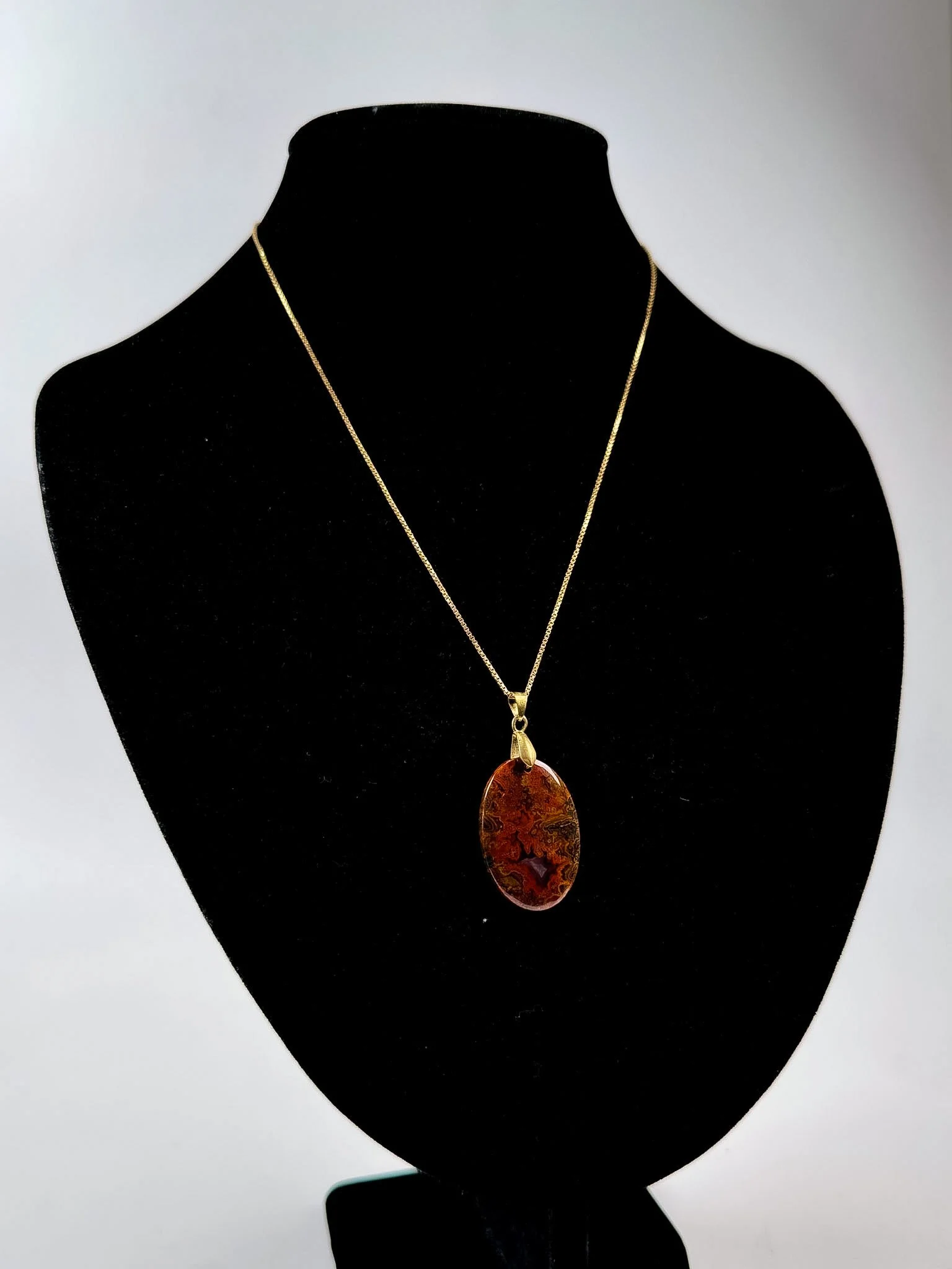 Pendentif Agate Dragon – pièce unique