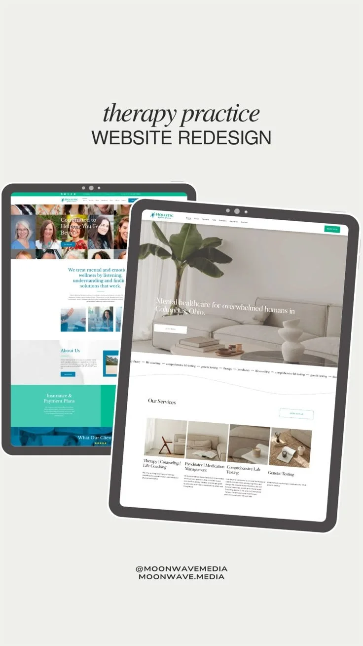 Website Redesign &amp; Social Media Refresh for a Large Mental Health Practice