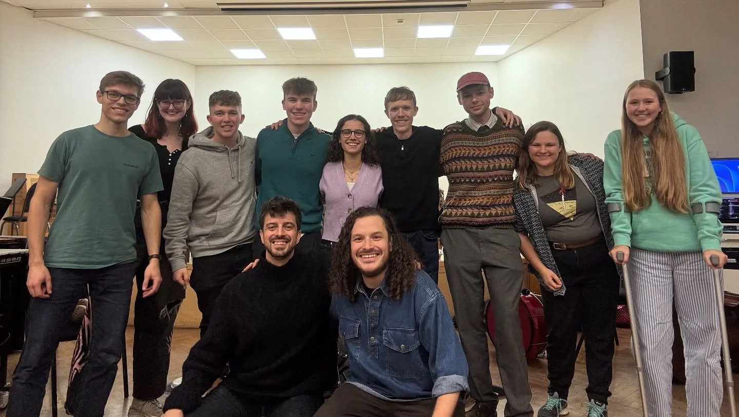 Had an amazing time running a workshop at the Royal College of Music last Friday. Huge thanks to Will Fry and all the incredible students for having me.

It was surreal hearing my tune Canto de Kantor played in this setting by such talented musicians