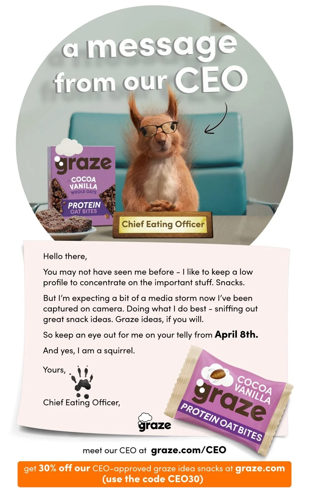 Graze - In-box newsletter