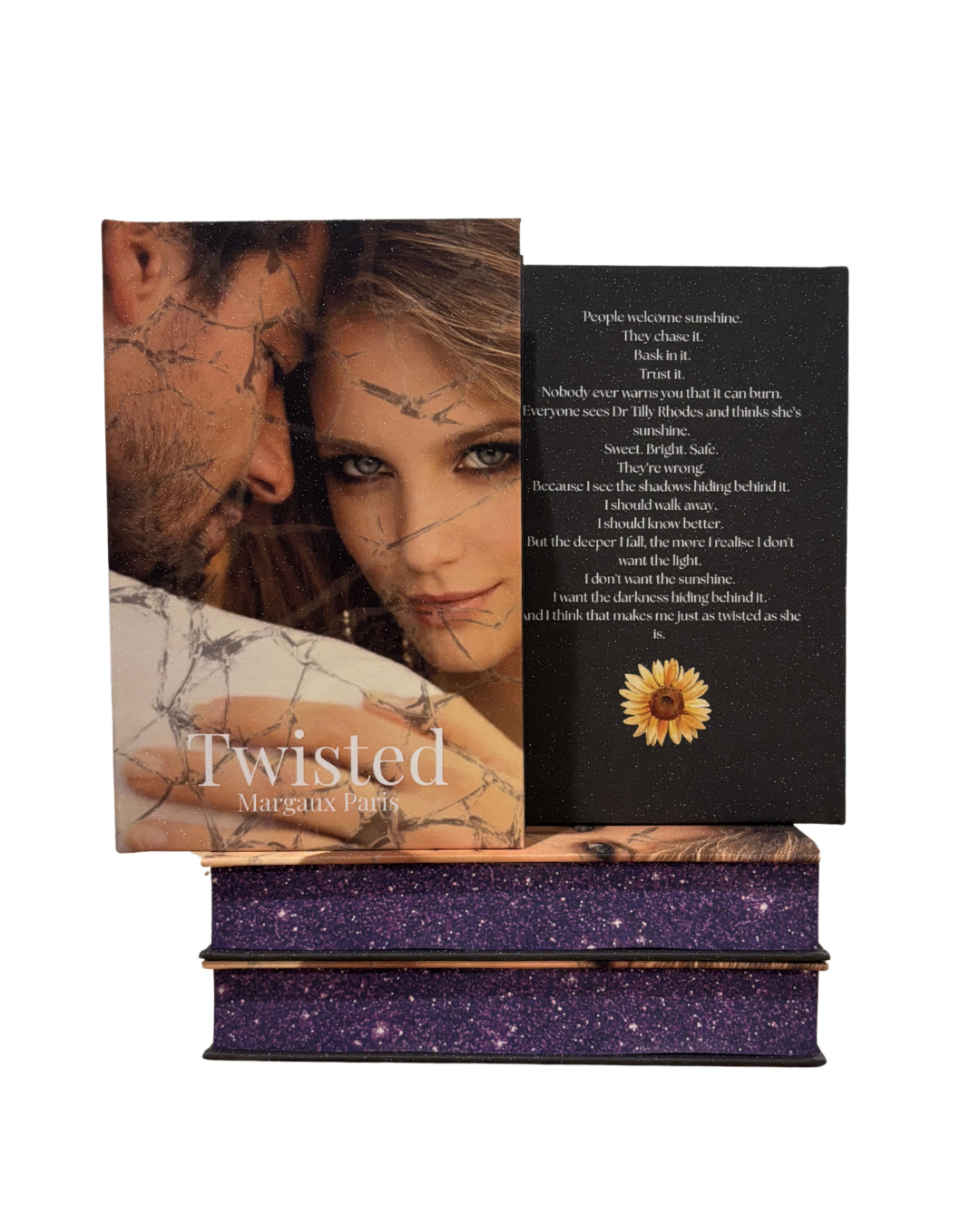 Twisted- Glittered Hard covered- Sprayed Edges PREORDER