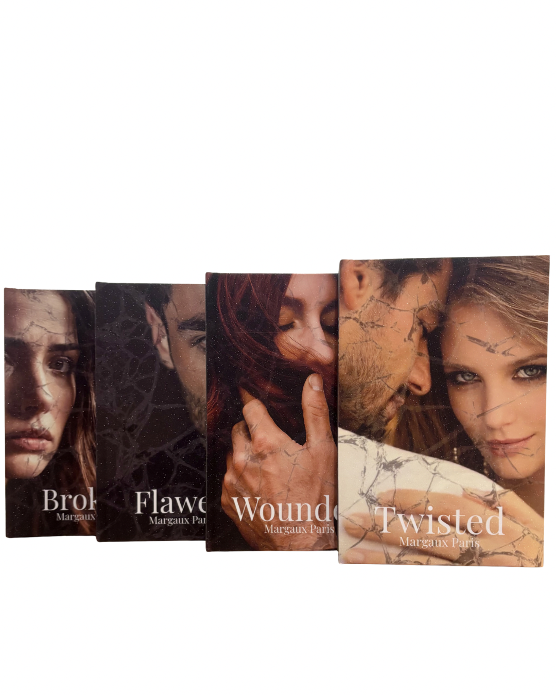 Damaged Hearts Glittered Hardcover Series