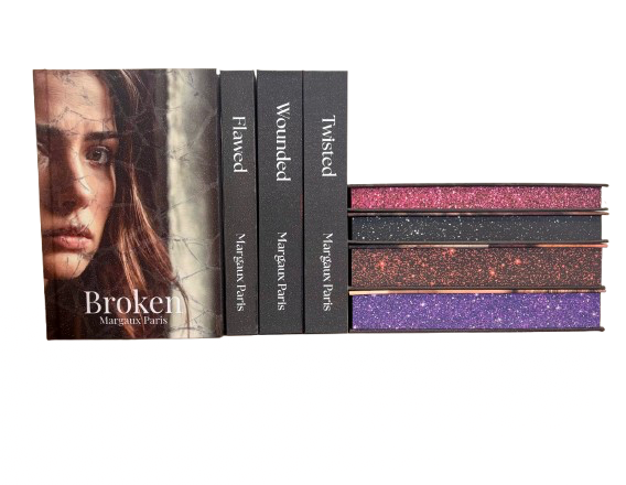 Damaged Hearts Glittered Hardcover Series