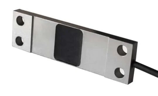 A metallic sensor with a black cable attached |LoadSensor