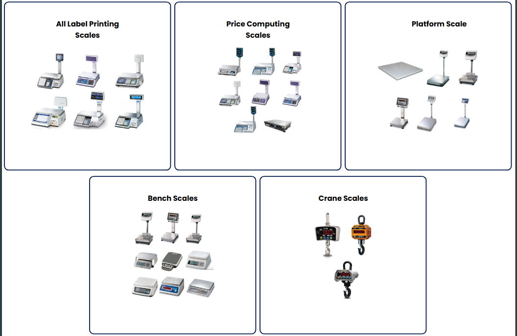 Trade approved label printing price computing platform bench crane scales