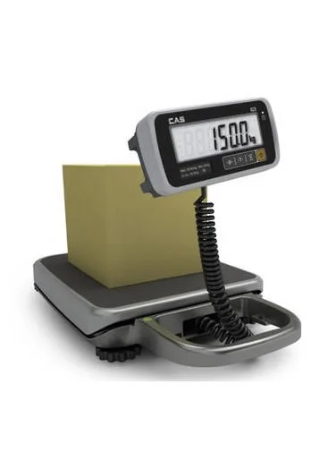 Digital weighing scale with a yellow block on it, displaying a weight of 1500 grams.