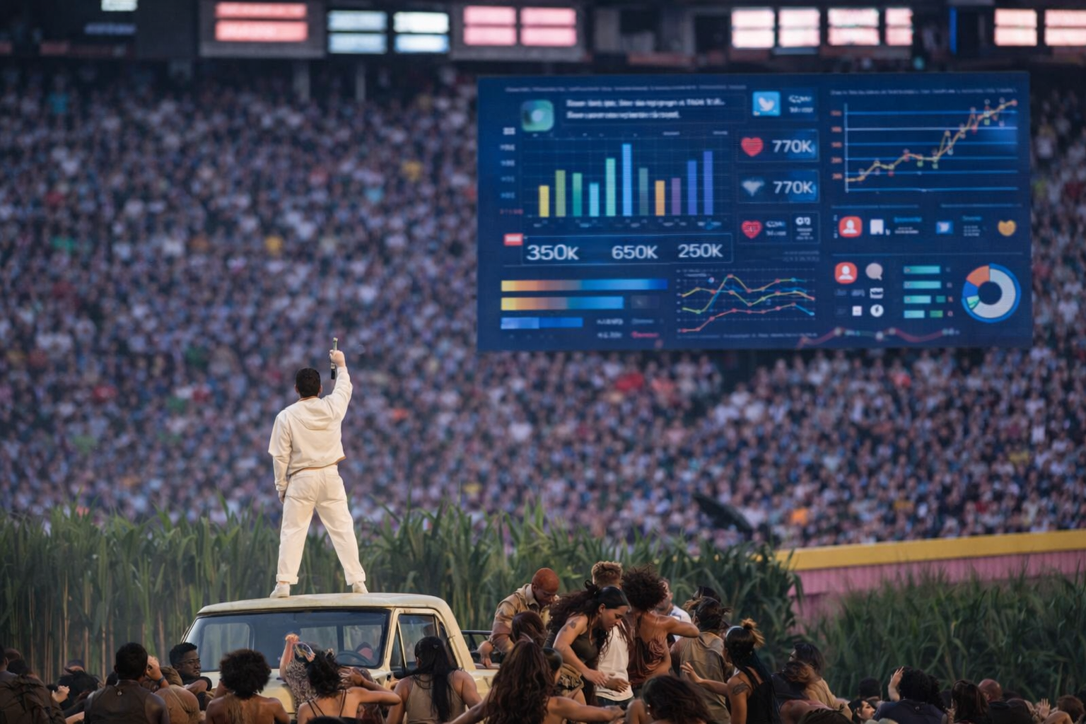 Bad Bunny at the Super Bowl: how to analyze digital polarization after a mass event