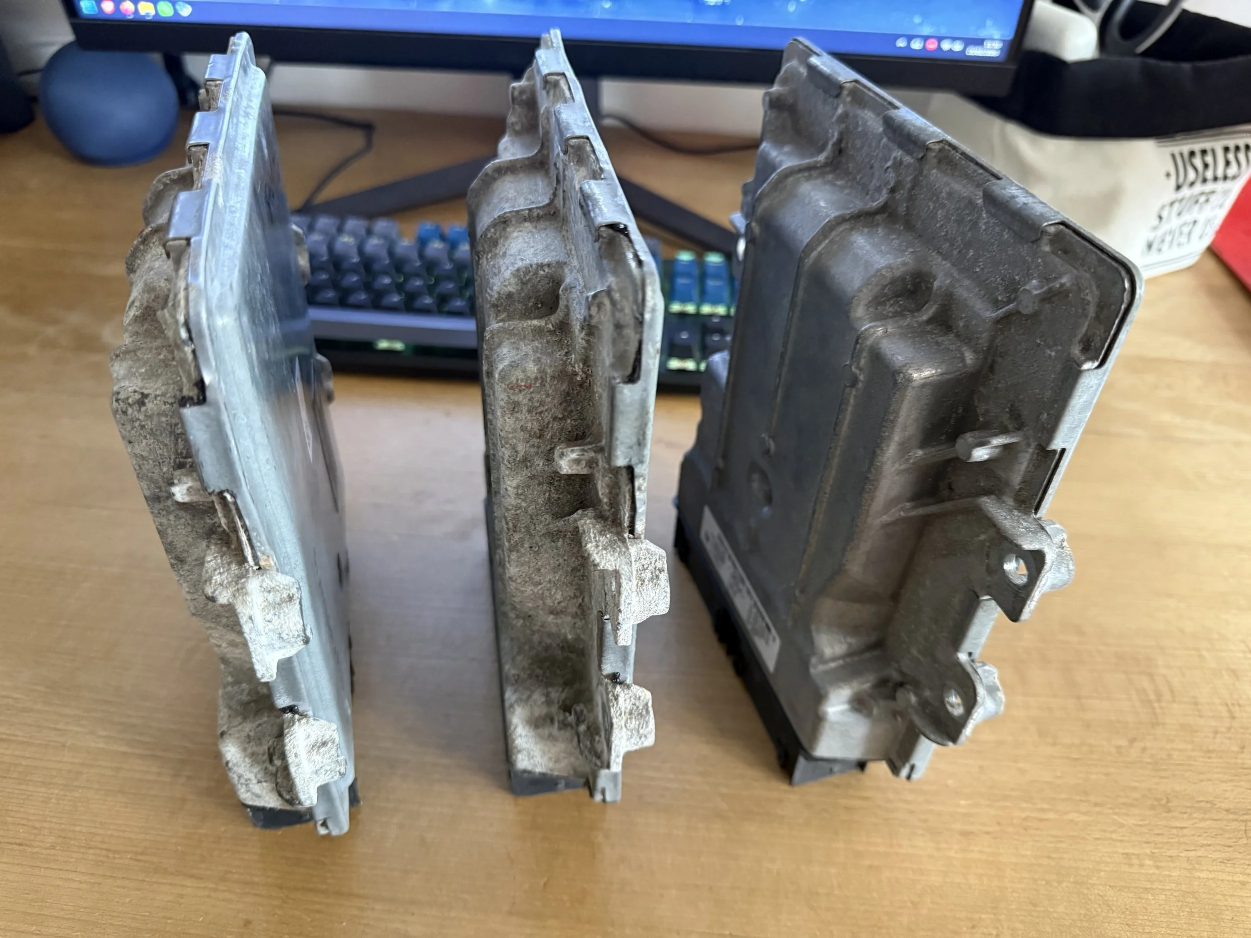 3 Ford SID212 ECU's ready after unlock for Stage 1's and other solutions all done by Nightfall Automotive