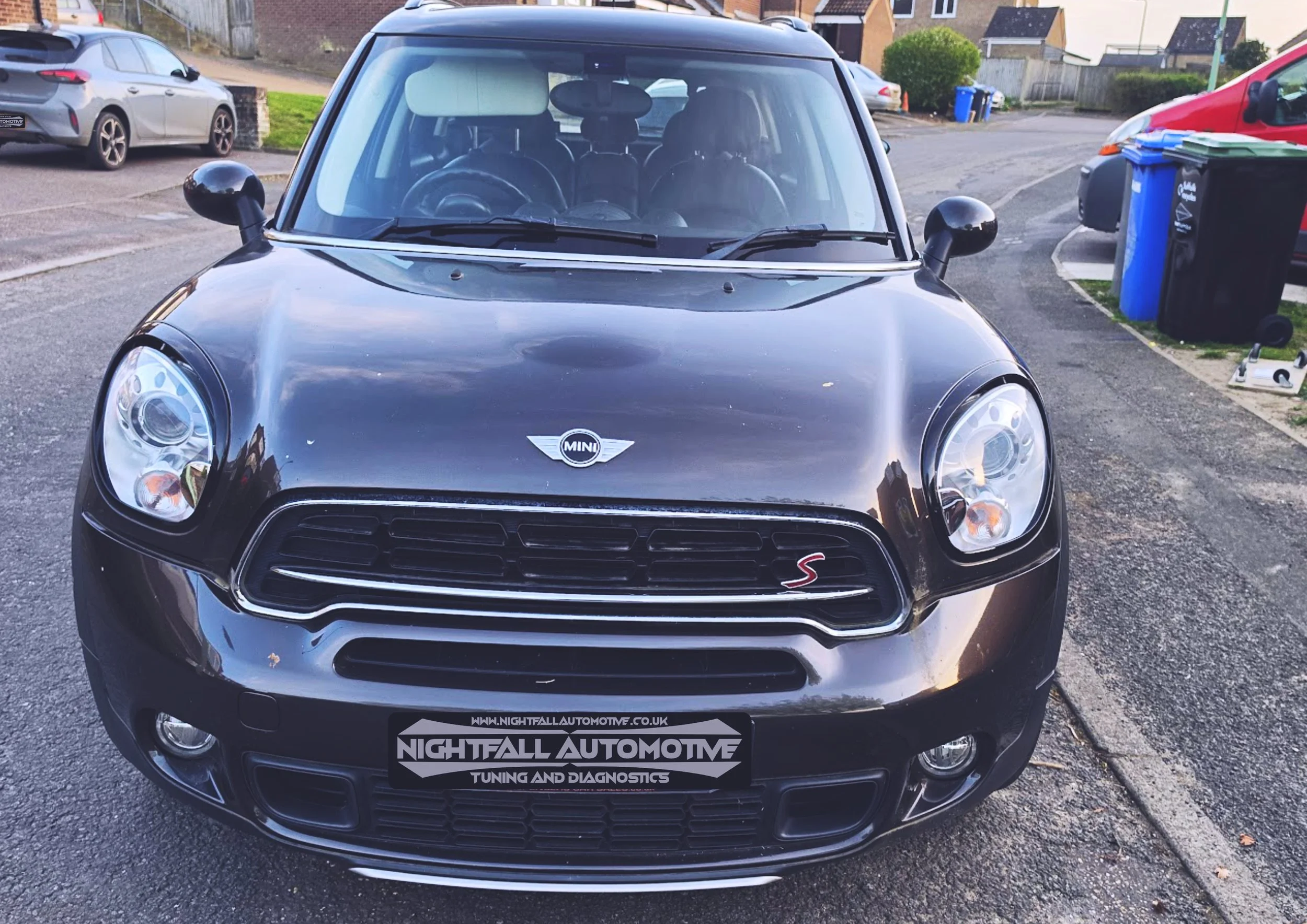 Mini coopr s in for a checkup, running ruff and very low on power, EGR was blocked so sorted and the a soloution applied, then on to the tapped up PCV pipe, new one order and will be back to sort that next once its here. Nightfall Automotive