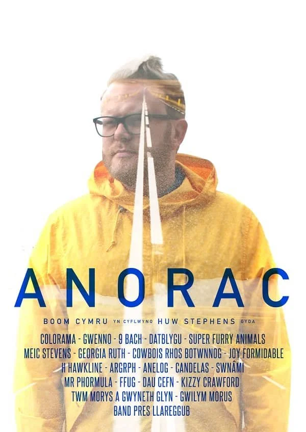 Anorac, a Boom Cymru documentary film presented by Huw Stephens, featuring Super Furry Animals, Gwenno, The Joy Formidable, and other Welsh artists — Jules Davies broadcast music session credit.
