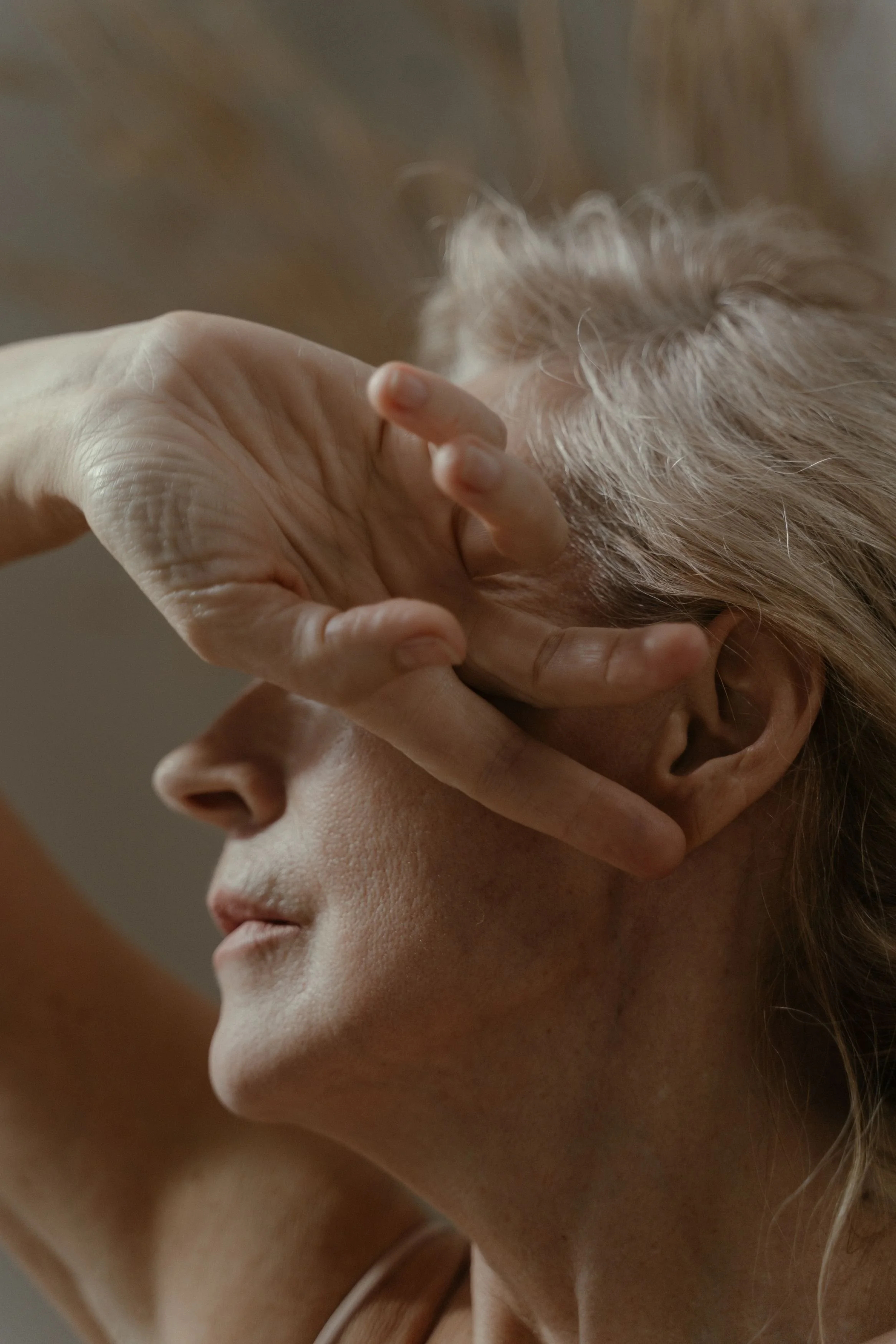 Aging woman considering intimate health and vaginal wellness during menopause in Arlington TX