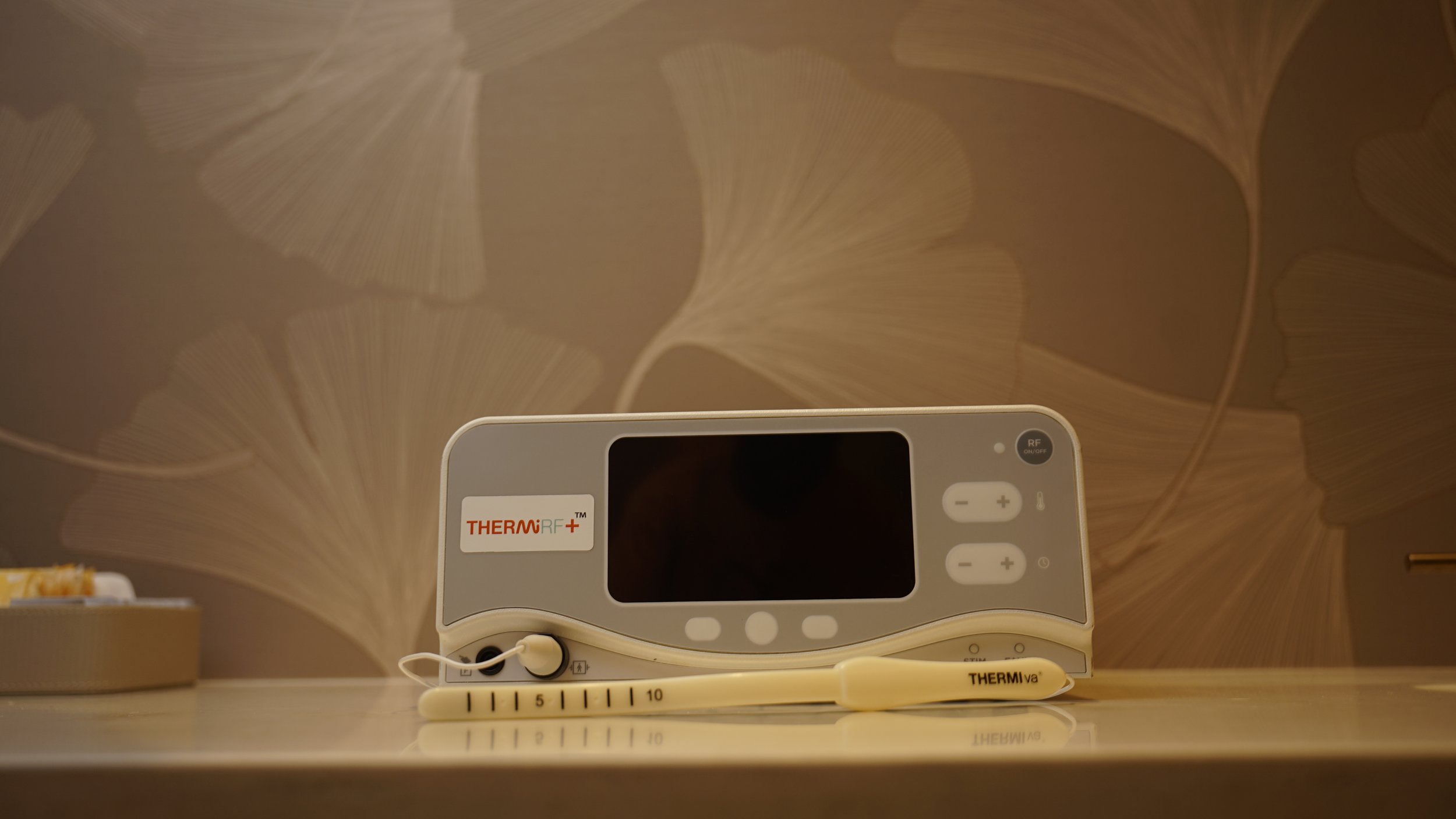 ThermiVa radiofrequency device at Revique Medical and Aesthetics in Arlington TX for non-surgical vaginal rejuvenation