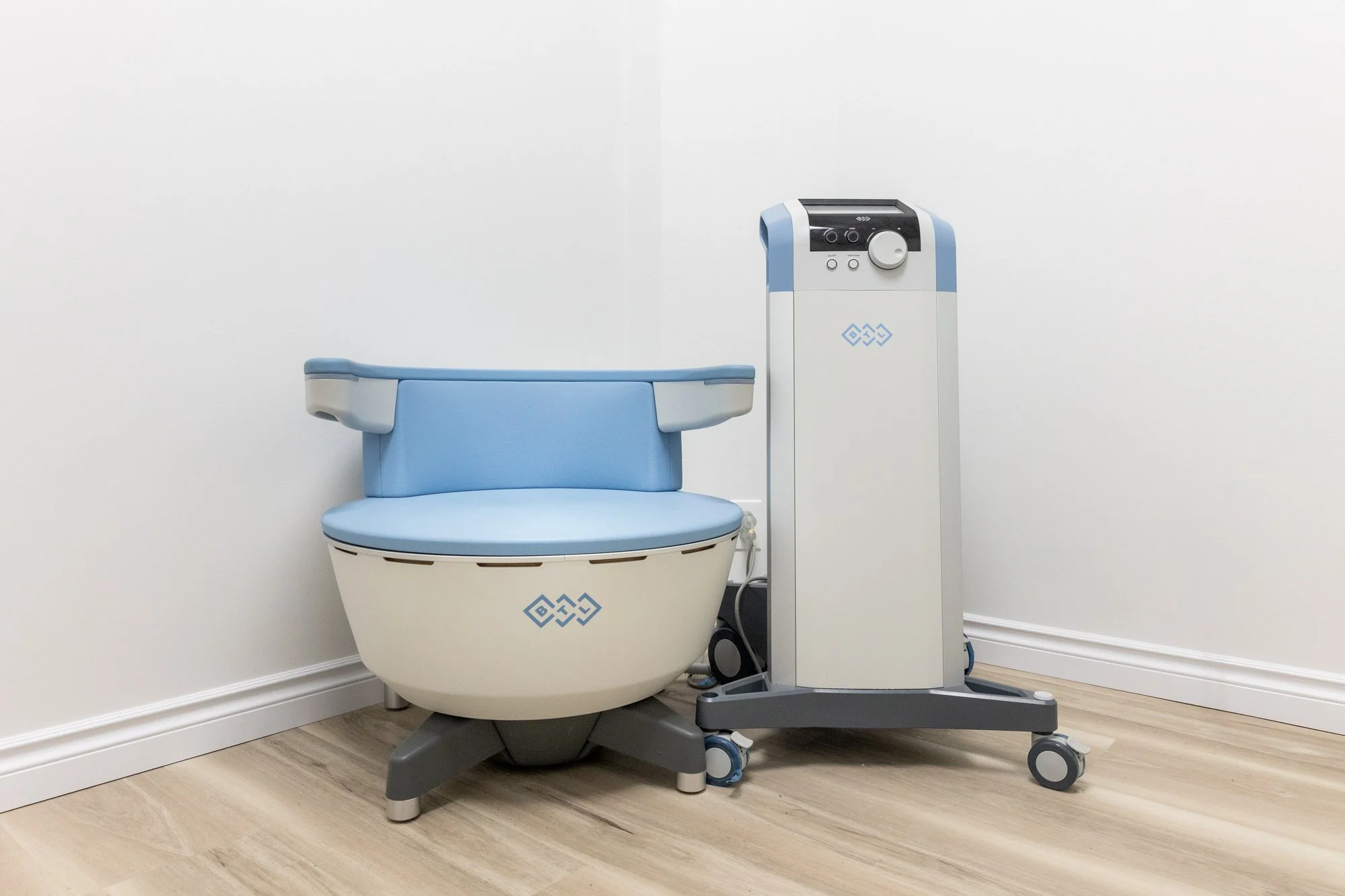 Emsella chair for non-invasive urinary incontinence treatment