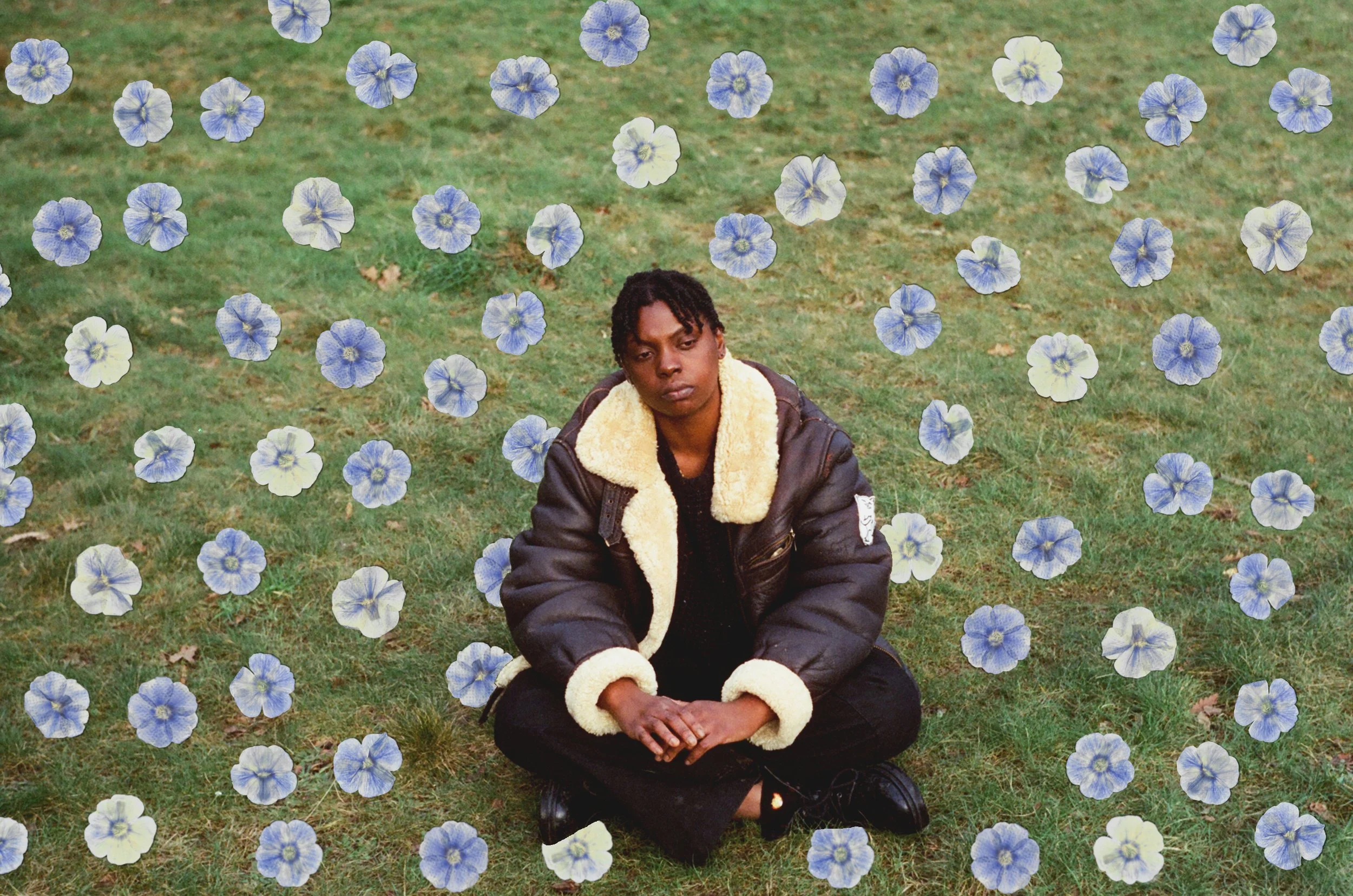 hand pressed flowers, scanned and edited in gimp. photo taken on film.