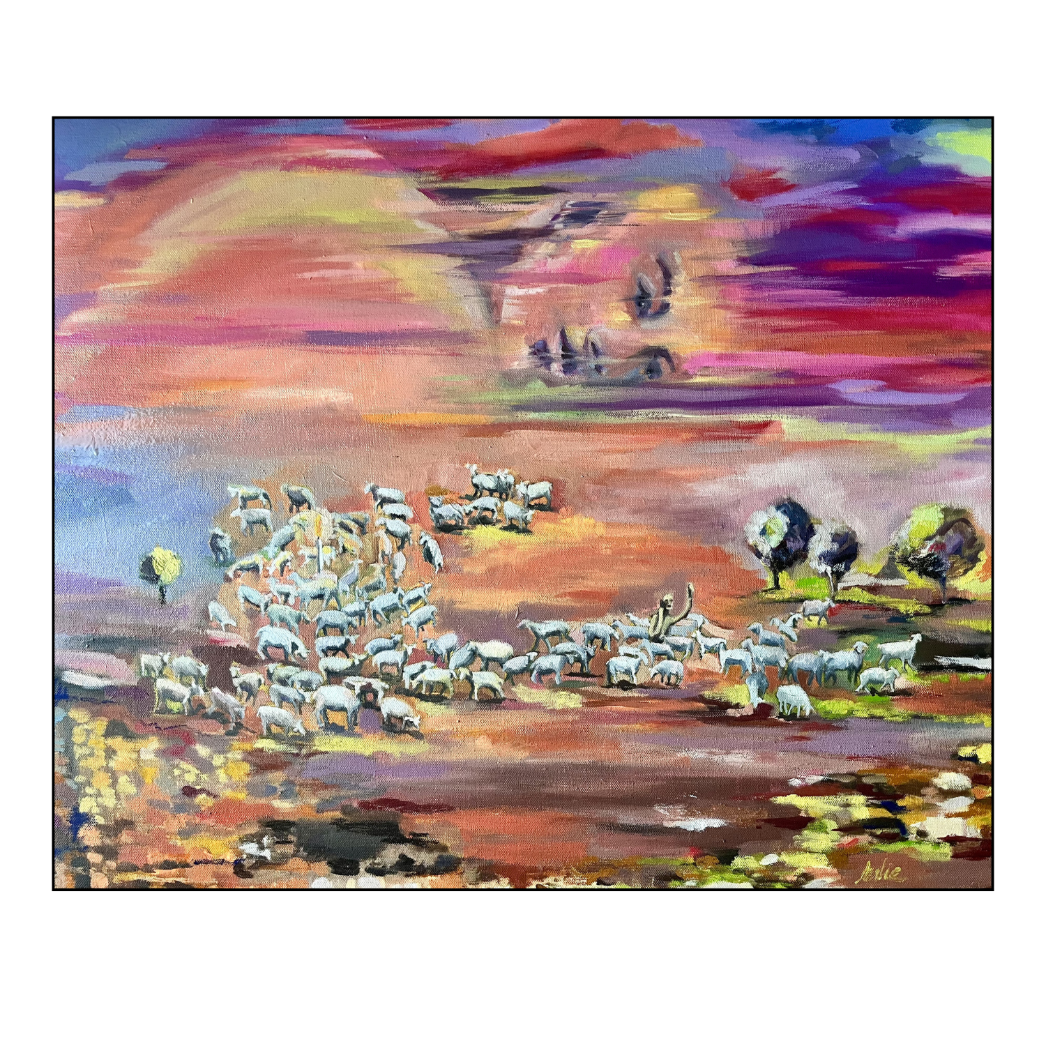 Oils, 2026, 60 x 50 cms