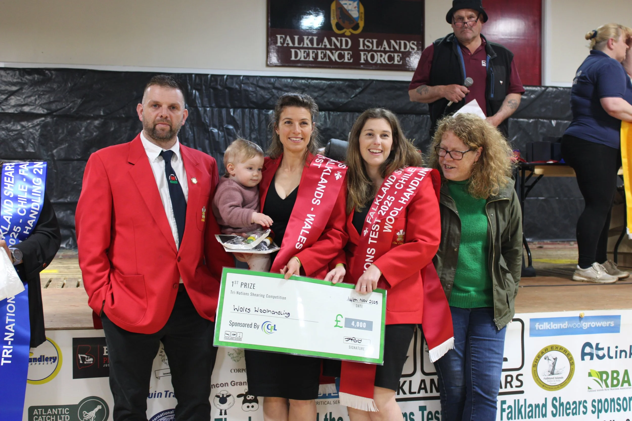 Tri Nations 1st Place Wool Handlers - Team Wales