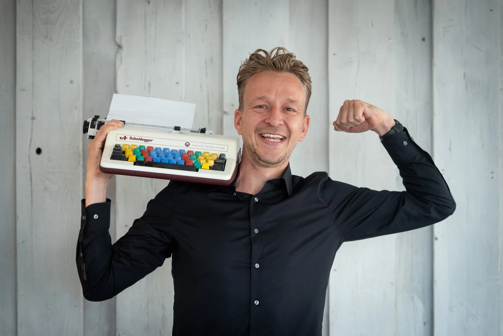 Tekstschrijver Michel Rolvink.