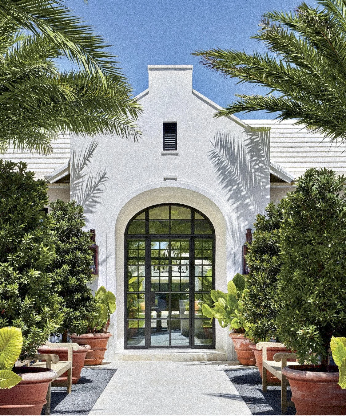 palm city ironworks elliptical top iron door