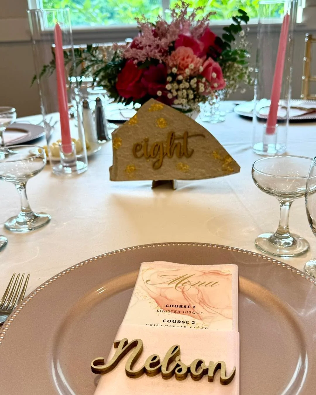 From soft florals to glowing candlelight, every detail of a past summer's wedding setup was crafted with love and elegance. 💍🩷

Our team's professionalism helps create an atmosphere that reflects every couple&rsquo;s unique story. Consider celebrat