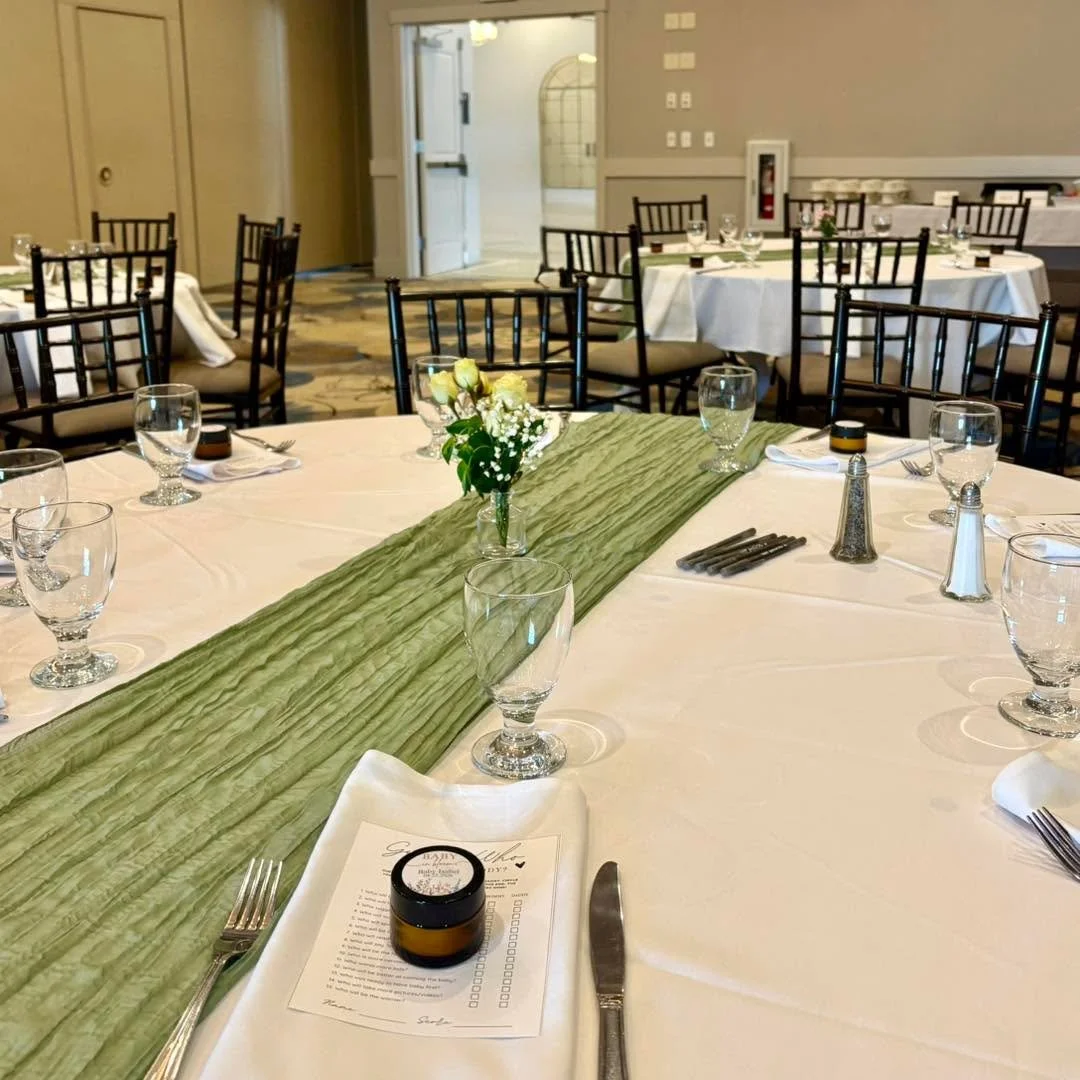 Looking for the perfect intimate space to host your baby shower? 💕👶

Our beautiful wedding &amp; conference venue also offers a cozy space perfect for baby showers, brunches, and small celebrations with family and friends. ✨

✔️ Elegant setup
✔️ Co