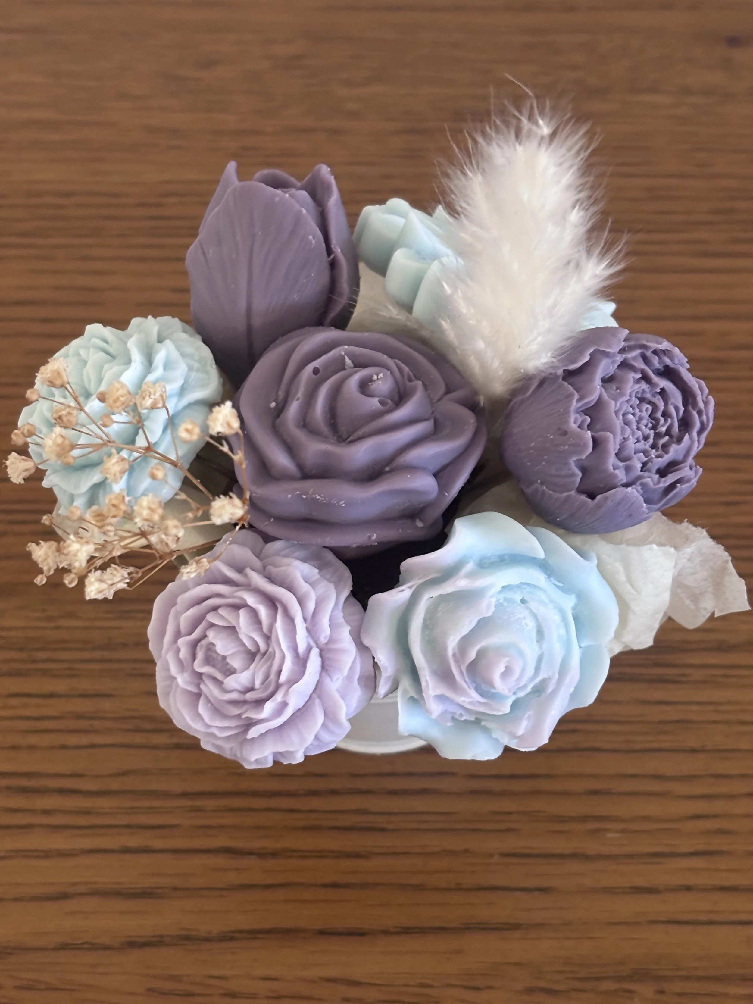 Vanilla Mandarin Wax Flower Arrangement