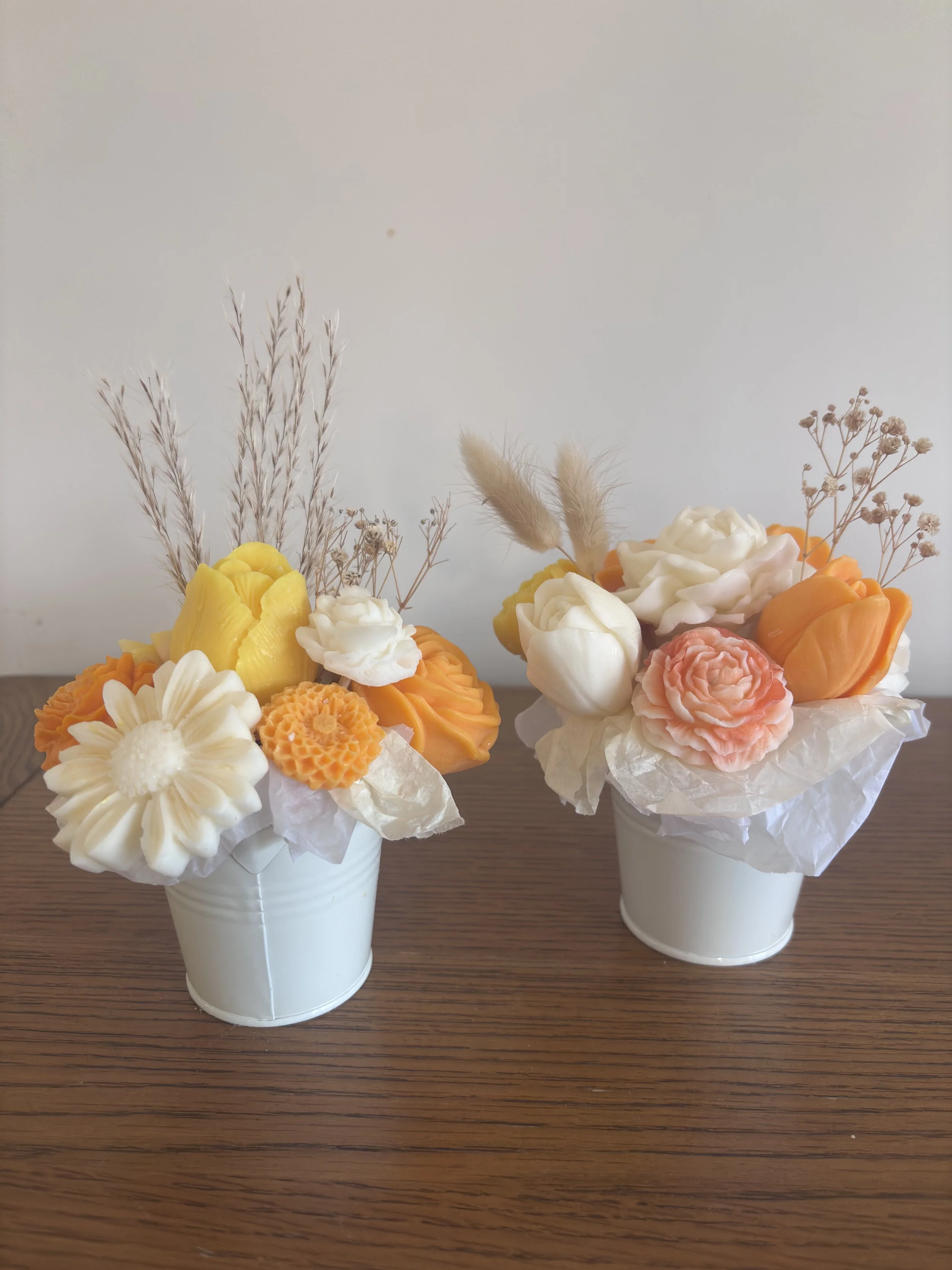 Bespoke Scented Wax Flower Arrangement - Made To Order