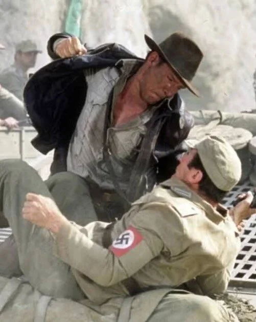 I try not to talk about politics but if you must know.. I am a strong advocate of Indiana Jones punching Nazi&rsquo;s.. Don&rsquo;t often condone violence but it has a place when it comes to Nazi&rsquo;s #indianajones #rightwingpolitics #rightwingext