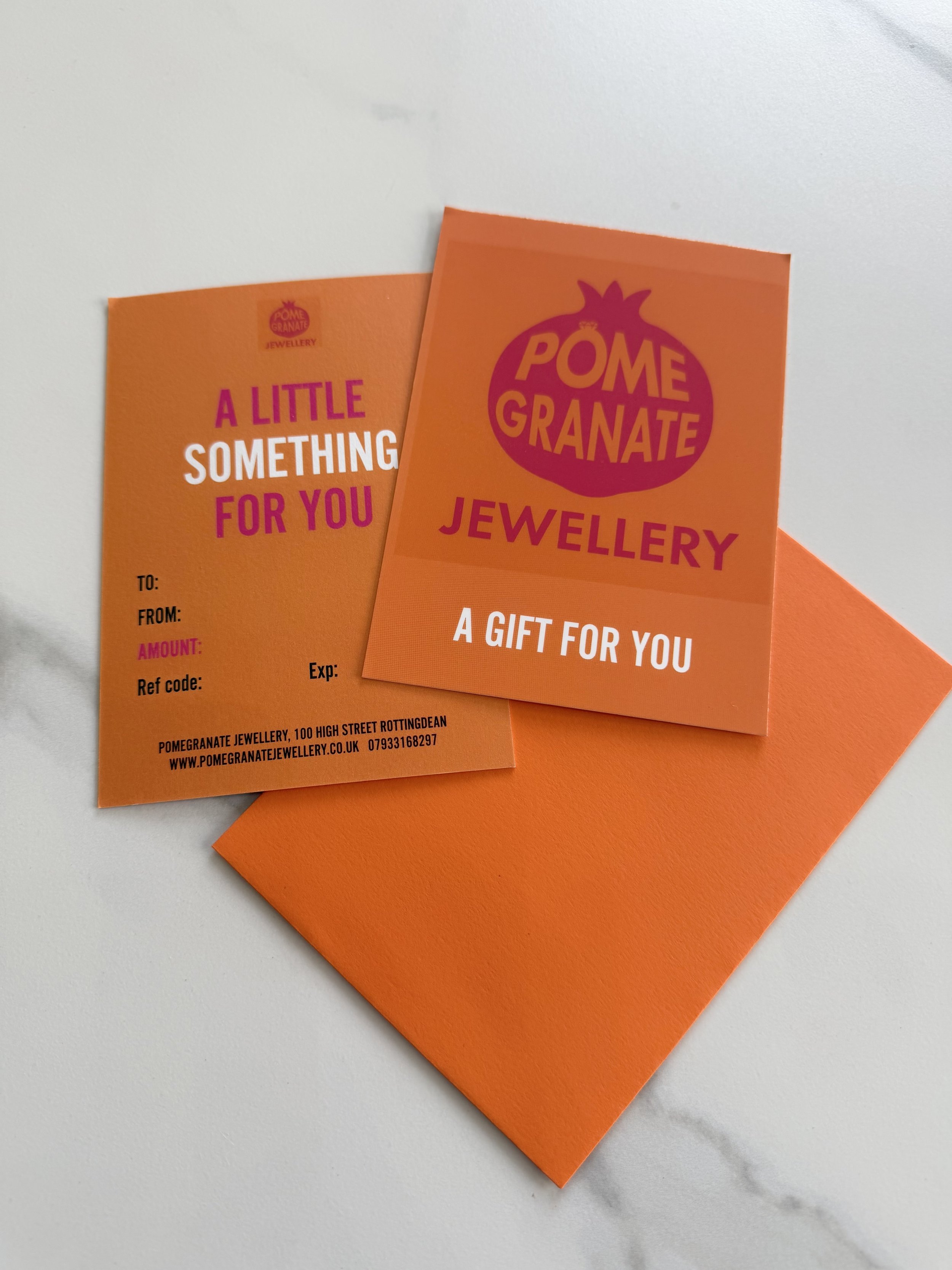 Pomegranate Jewellery Gift Voucher