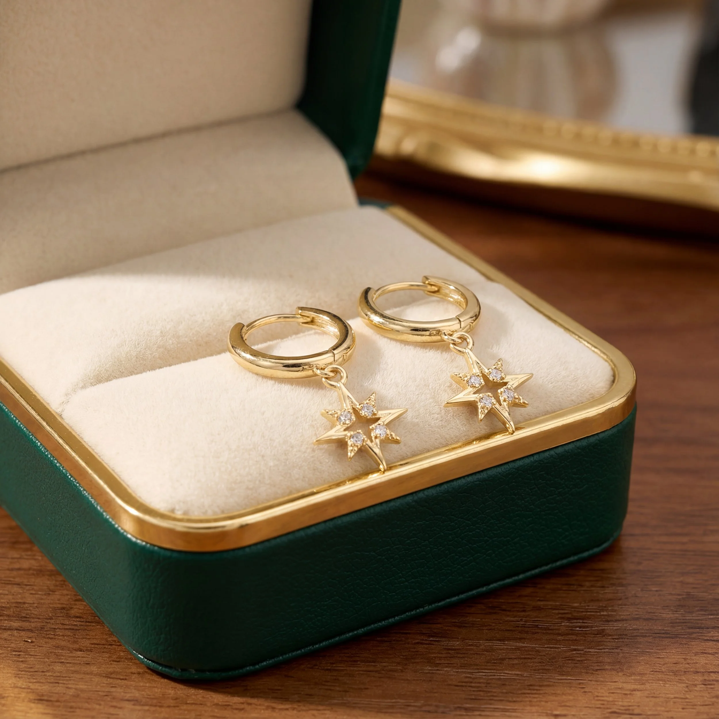 Starburst Huggie Earring