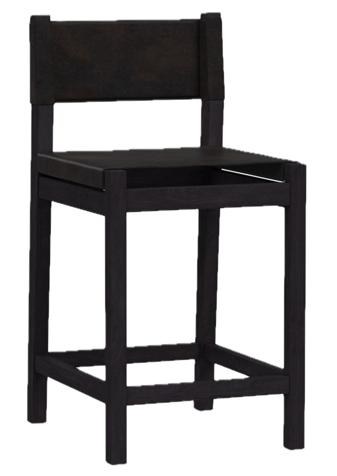 Segura Leather Stool - Poeta