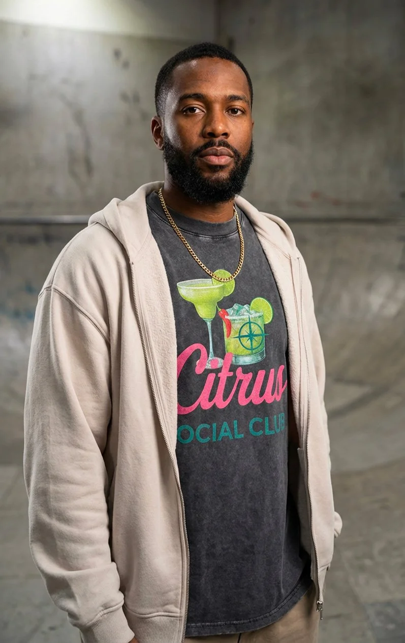 CSC Studio Tee No.3 Front Print Heavyweight Cotton