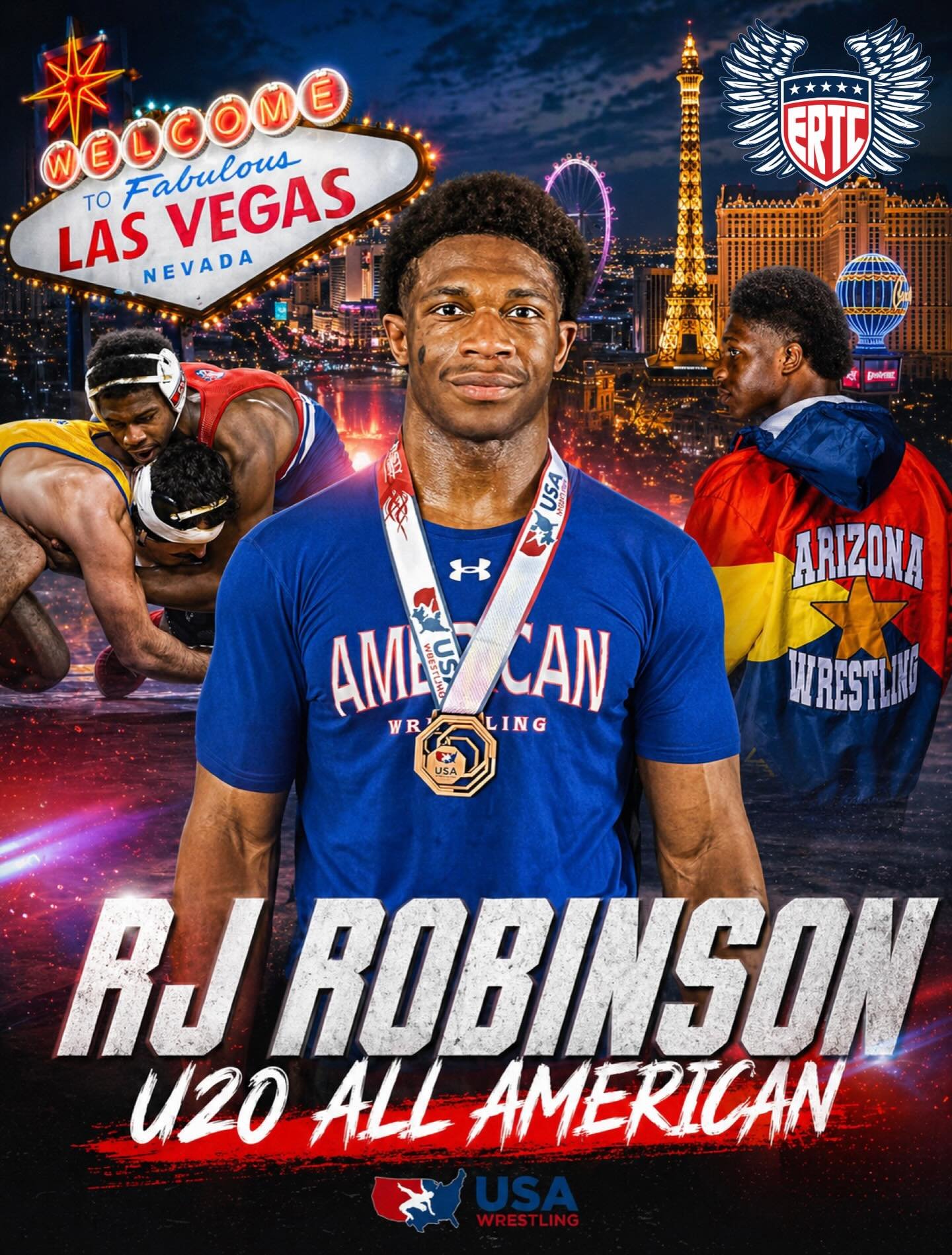Coming back to DC with Hardware

RJ Robinson goes 6-2 on the weekend and finishes with a 7th Place finish in Vegas earning All-American Honors! #ERTC