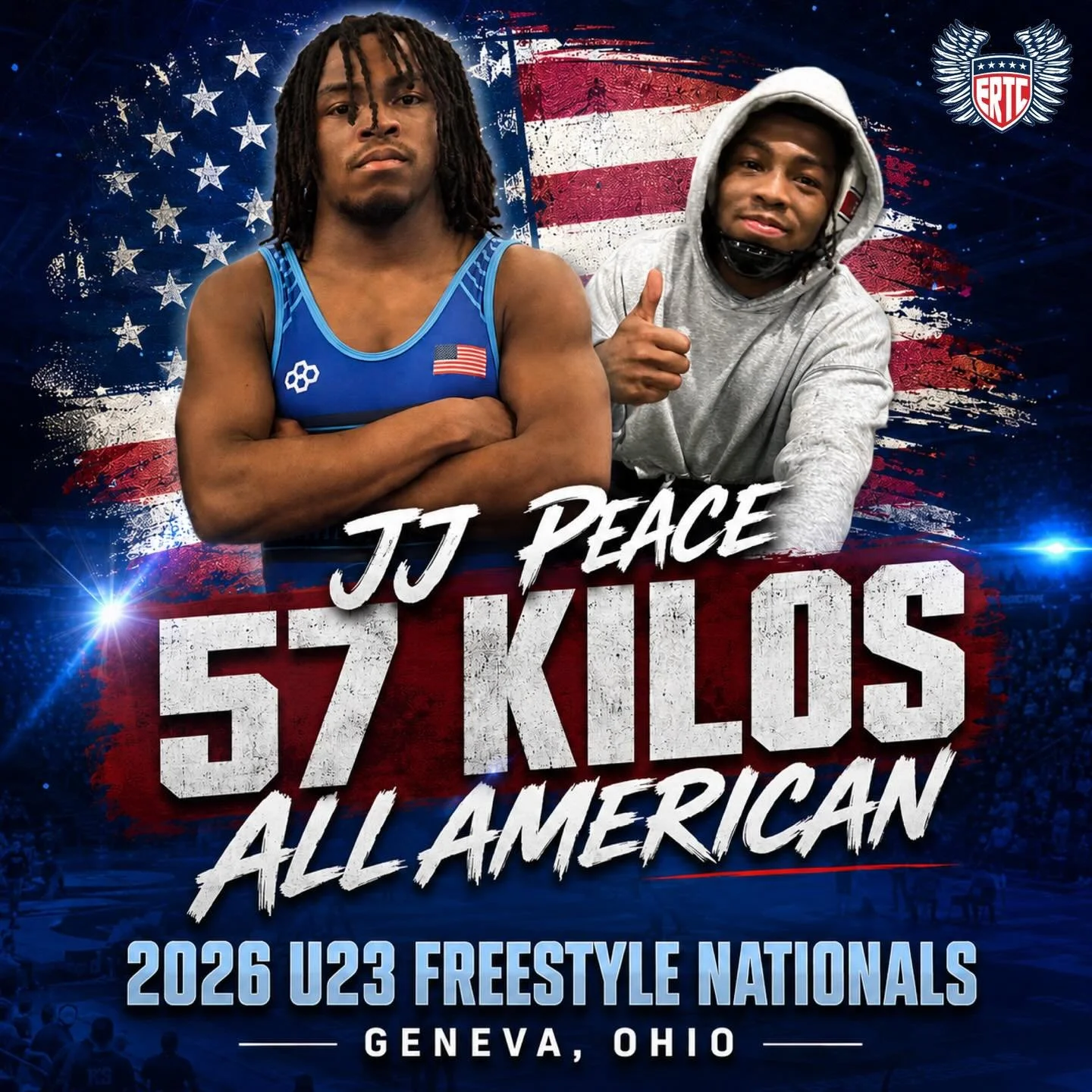U23 Nationals All-American: JJ Peace (57KGs)

JJ goes 7-3 on the weekend and finishes 6th place in Geneva, Ohio, earning All-American honors. Good work, Jay Peace!