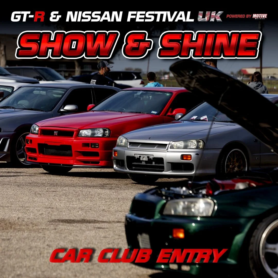 SHOW AND SHINE CAR CLUB ENTRY