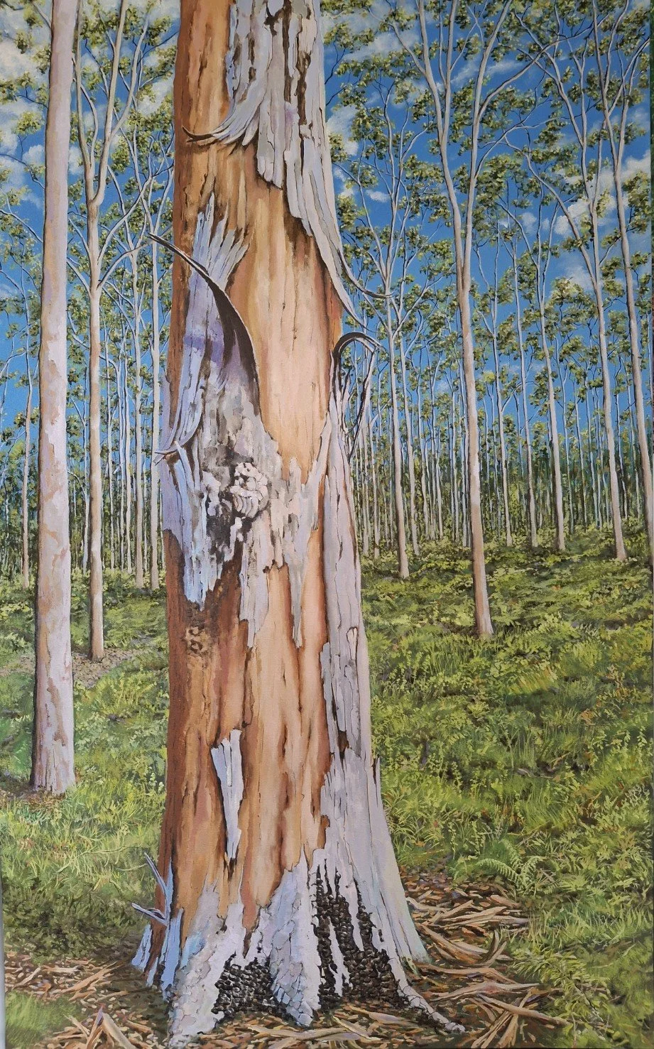 "Shy Giants"
Oil on Canvas
76cm x 123cm