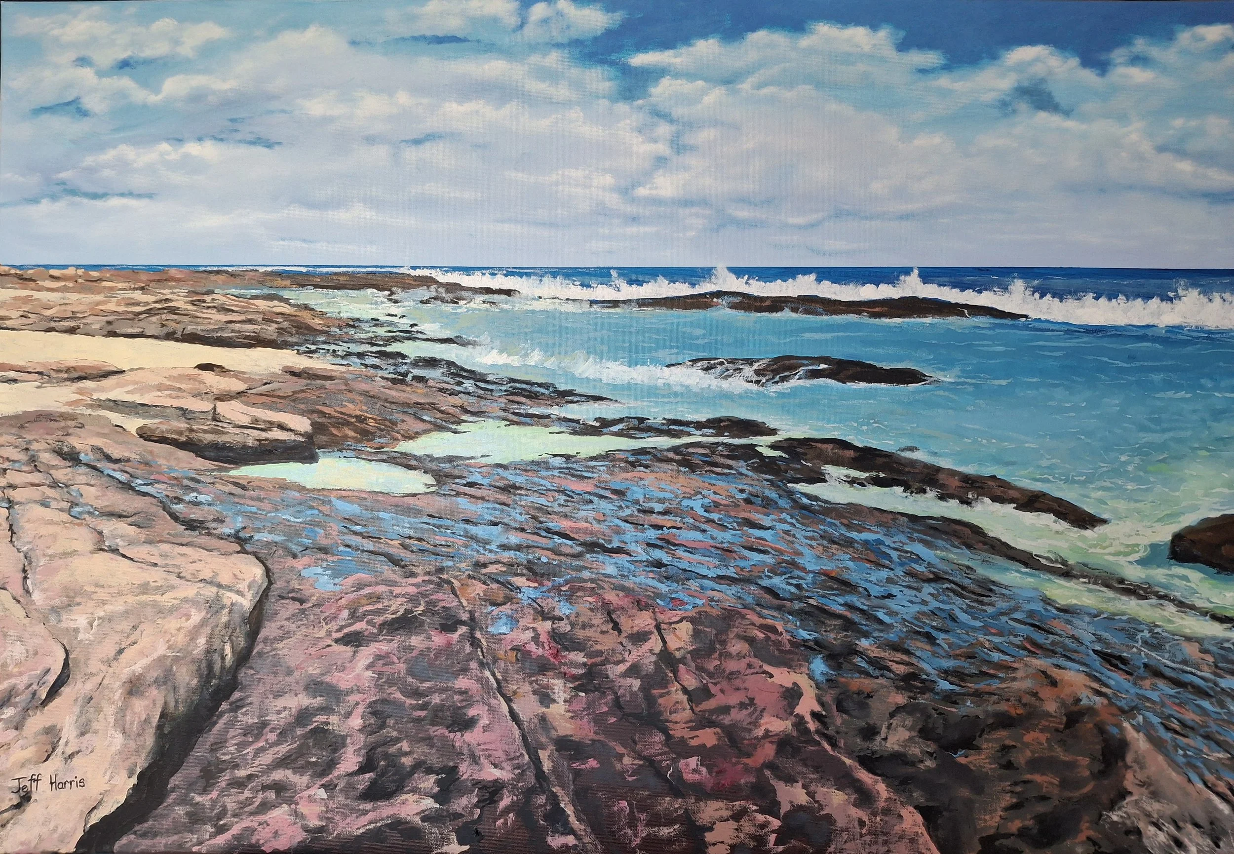"Coasting"
Oil on Canvas
90cm x 60cm