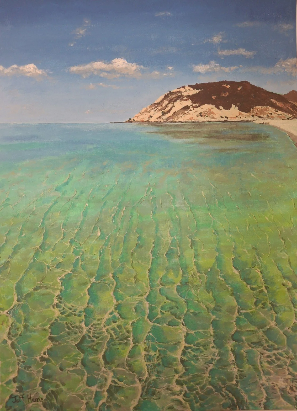 "Hearson Bathing"
Acrylic on Canvas
50cm x 70cm