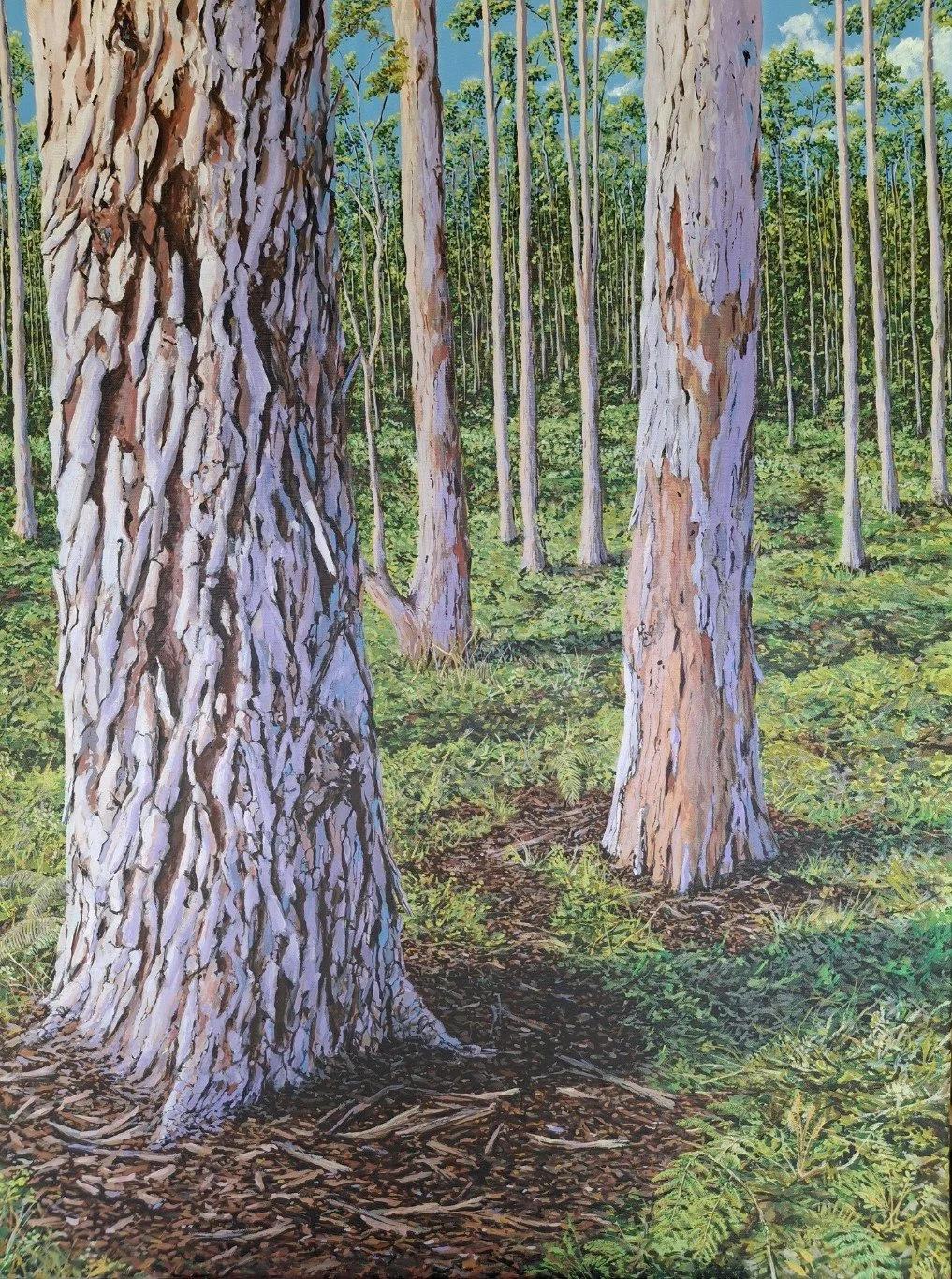 "Forest Conversation"
Acrylic on Canvas
76cm x 102cm