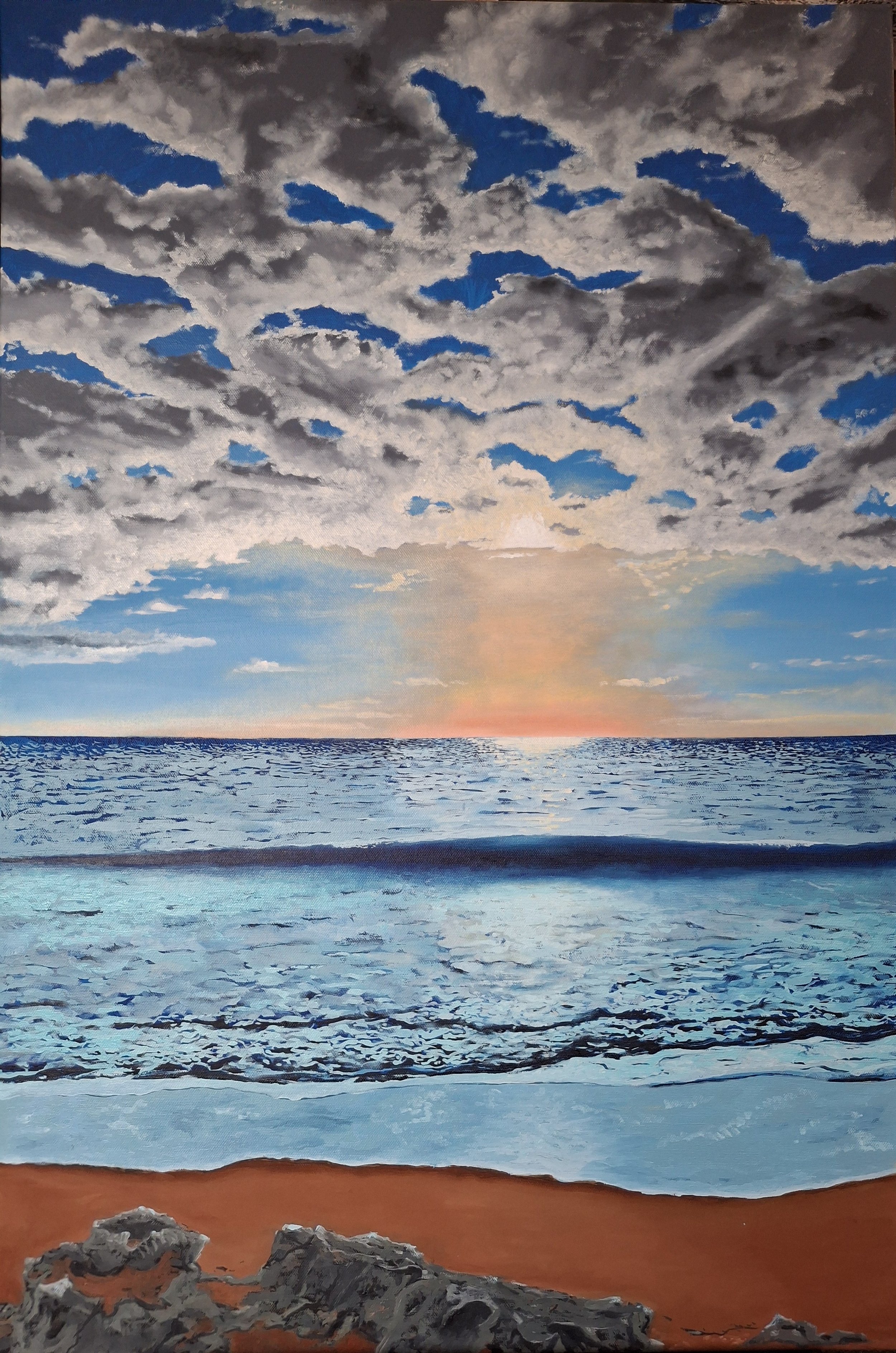 "Binningup Skies"
Oil on Canvas
61cm x 91cm