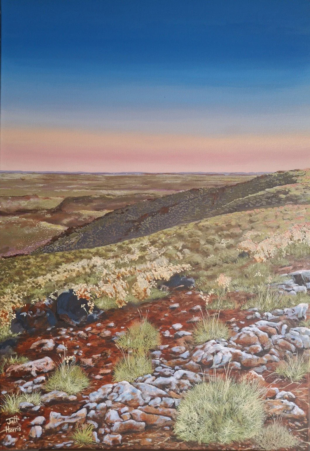 "Karratha View Inland"
Acrylic on Canvas
61cm x 91cm