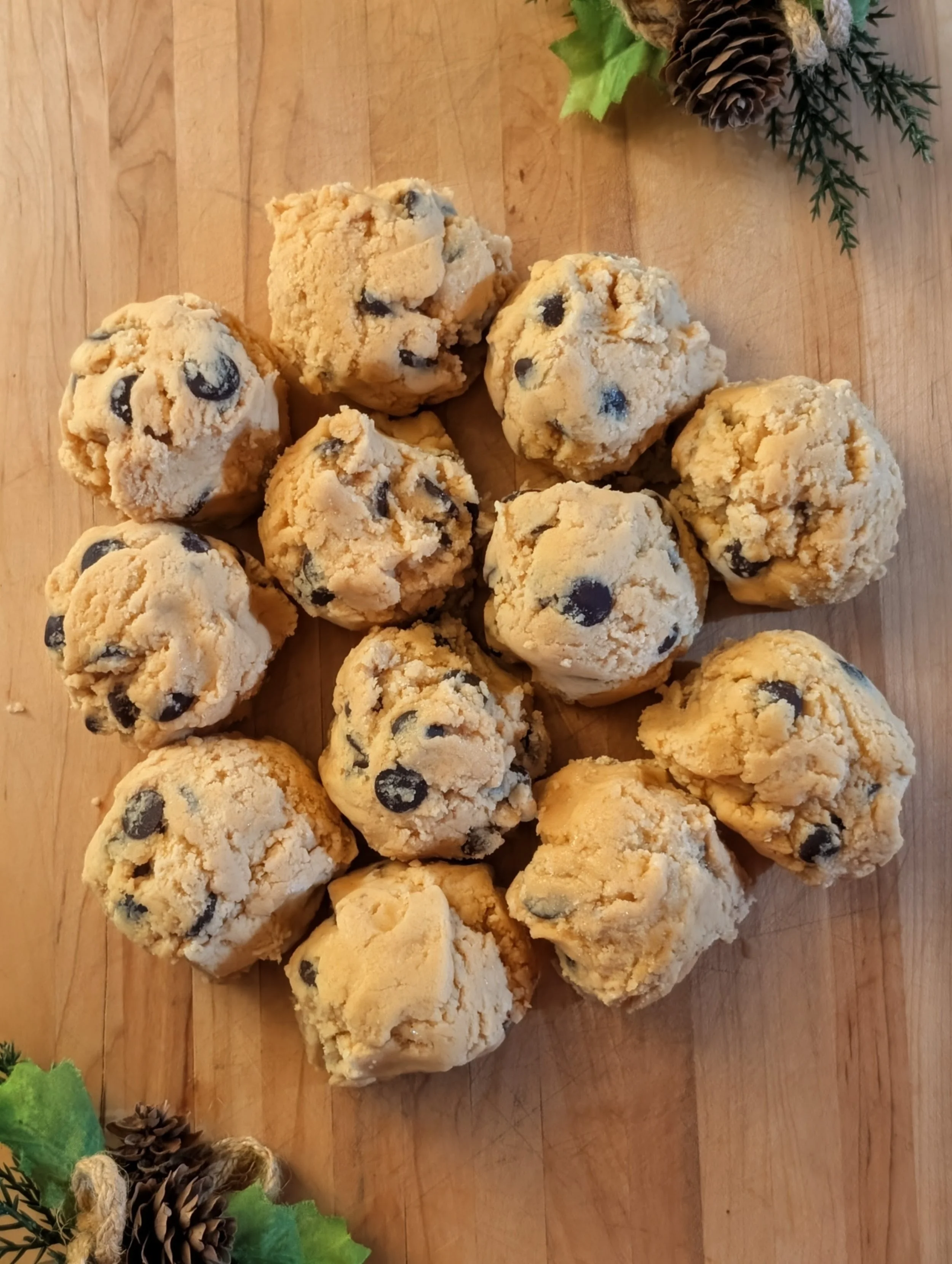 Chocolate Chip Cookie Dough (Dozen)