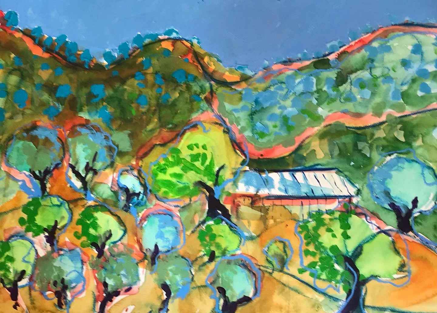 Hire a painting day for a special event ! 
Groups of 5/6 people welcome.
Next, landscape day 22j July &hellip;.. now full
29th July &hellip;&hellip; 2places available.
new dates by request 
www.penelopetimmi.co.uk