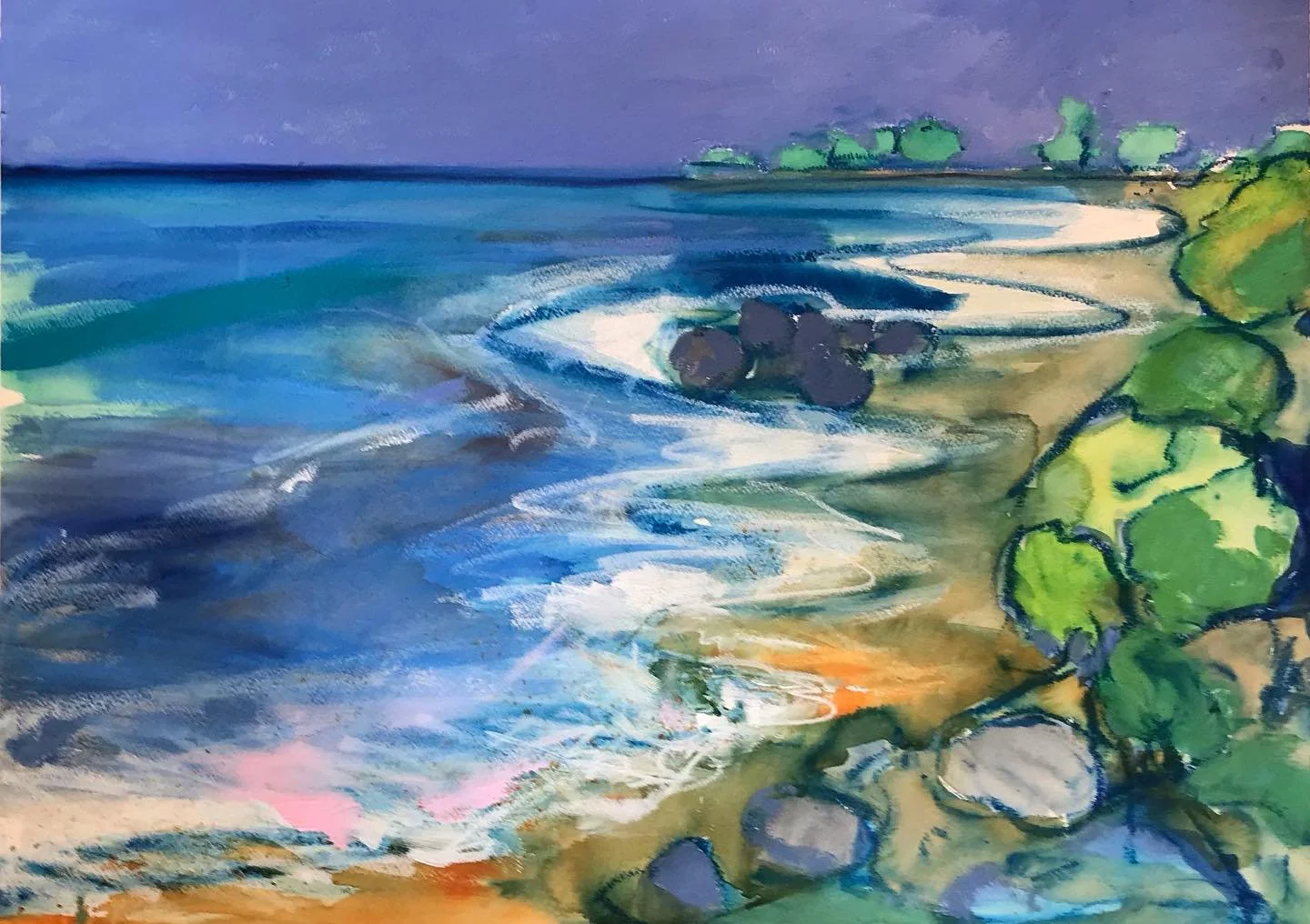 Travel is essential for the palette!
Next landscape painting day July 22nd.