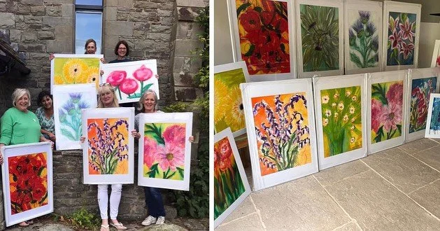Another Day! Novice, first time painters from Devon!
Hire a painting day for a special event ! 
Groups of 5/6 people welcome.
Next flower painting day , 12 June , landscape 22j July &hellip;.. new dates by request 
www.penelopetimmi.co.uk