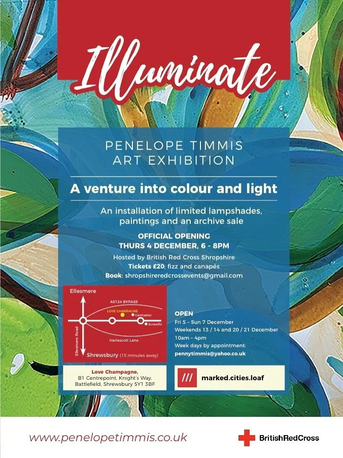 ART EXHIBITION grand preview in aid of The Red Cross Shropshire Thursday 4th December 6-8pm
#redcrossshropshire #shrewsbury #shrewsburyevents