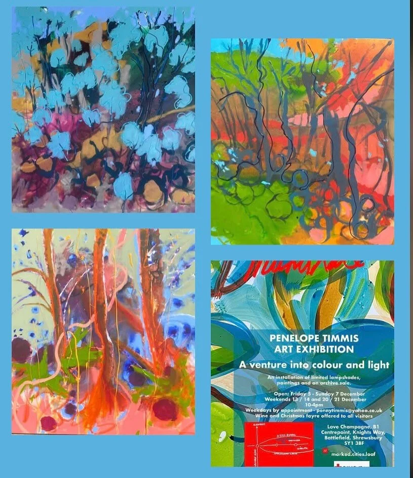 I will be here again at my exhibition in Shrewsbury.look out for the signs, opposite the ambulance station!!