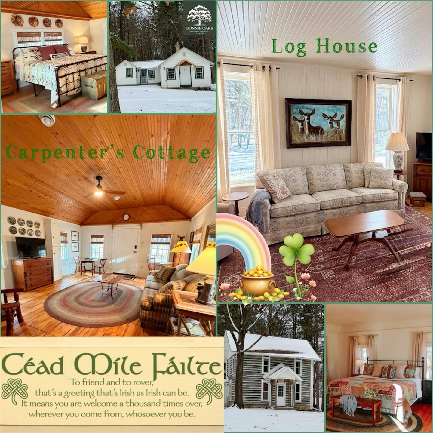 🌈C&eacute;ad M&iacute;le F&aacute;ilte☘️

✨ &ldquo;To friend and to rover, that&rsquo;s a greeting that&rsquo;s Irish as Irish can be. It means you are welcome a thousand times over, wherever you come whosoever you be.&rdquo;✨

💚We would love to be