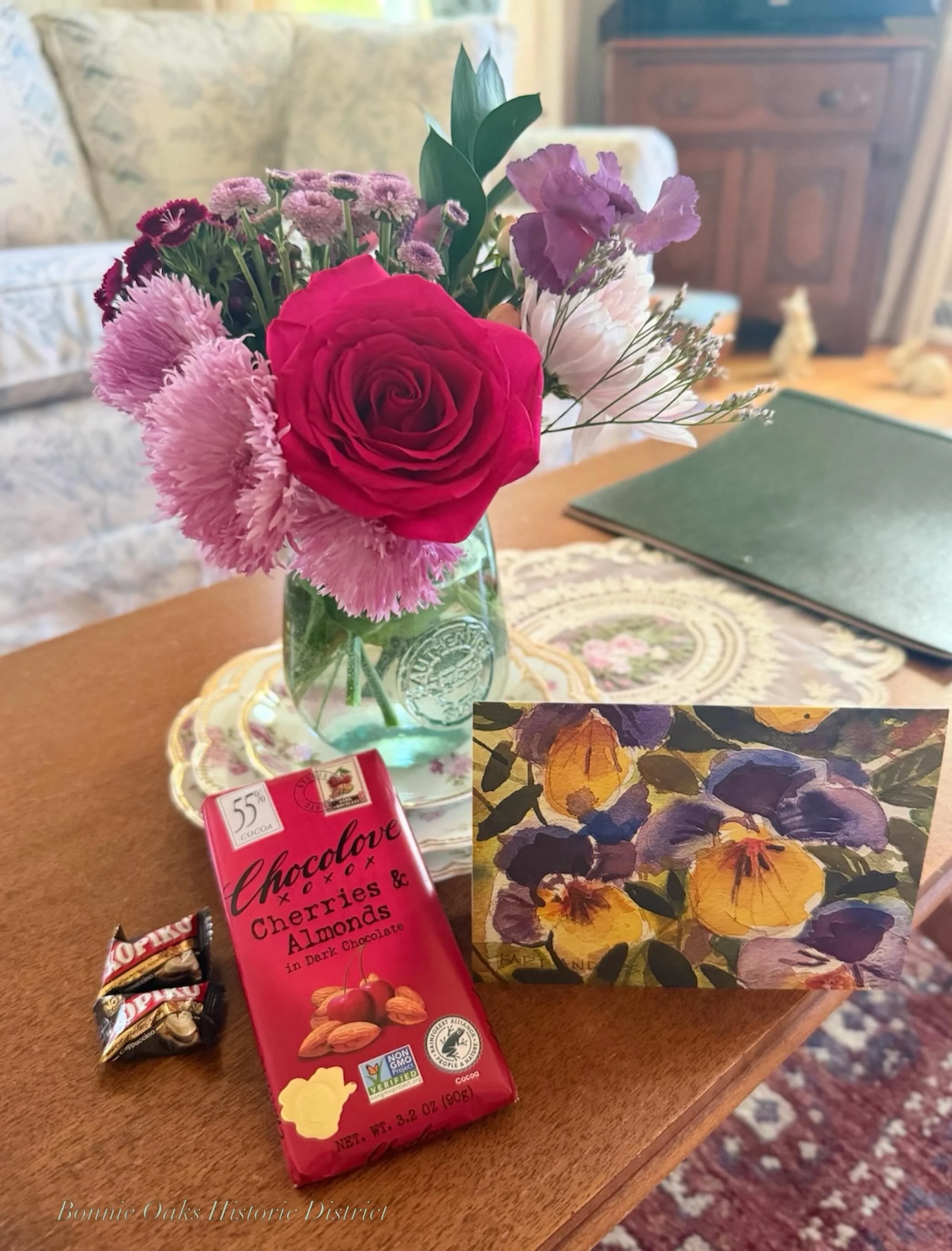 💌To our first honeymooners: Congratulations! We&rsquo;re tickled that you chose to start this chapter of your story with us. Wishing you a beautiful lifetime filled with creating and exploring together. 
~🪻Bonnie Oaks
