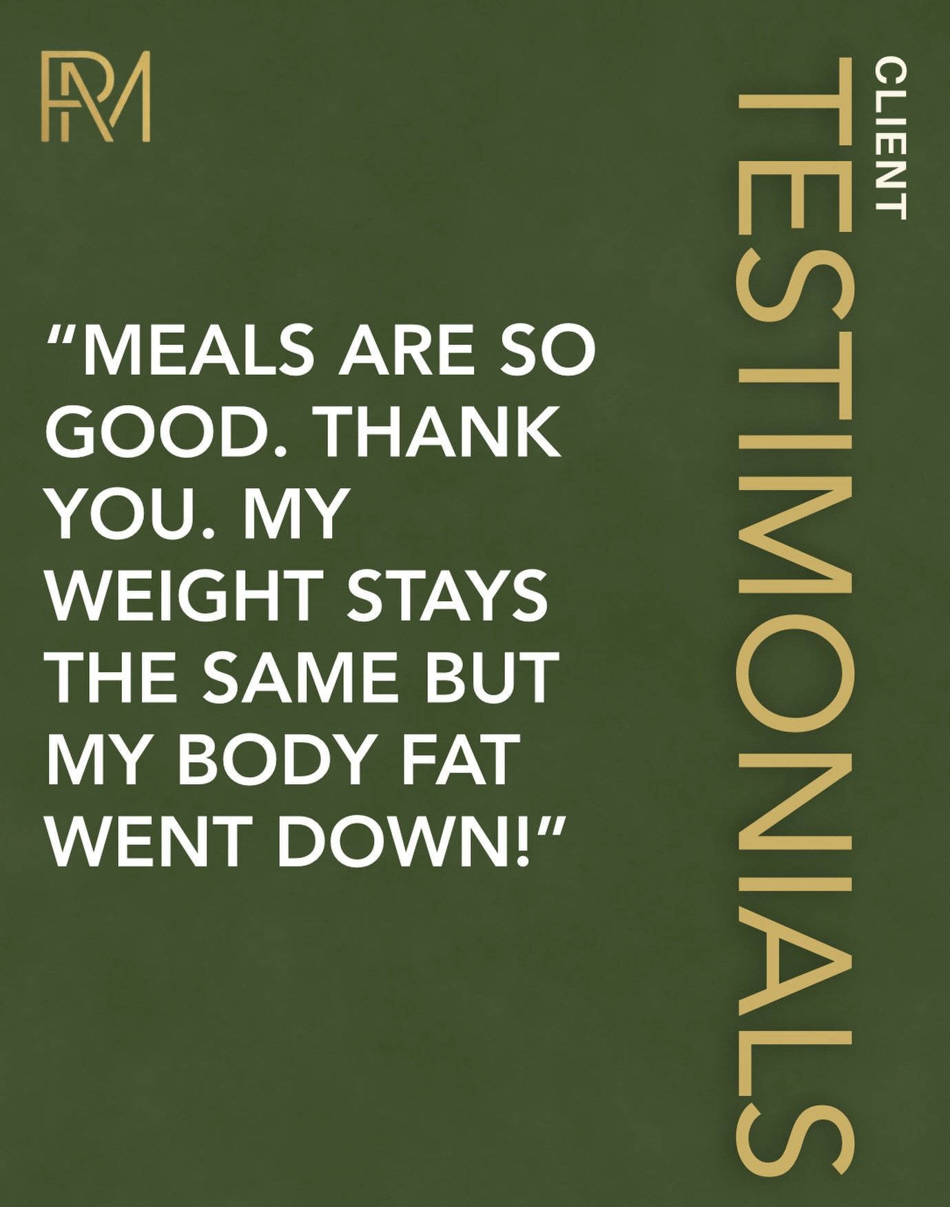 We are COMMITTED to your goals just as much as you are. Whether that is gain muscle, lose body fat or even maintain. We work with YOUR goals. 🥗

#clienttestimonial #mealforameal #proteinmeals #healthylifestyle #healthandfitness
