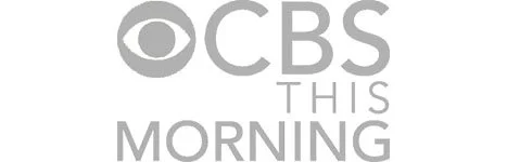 CBS This Morning logo in gray with CBS eye emblem and text.